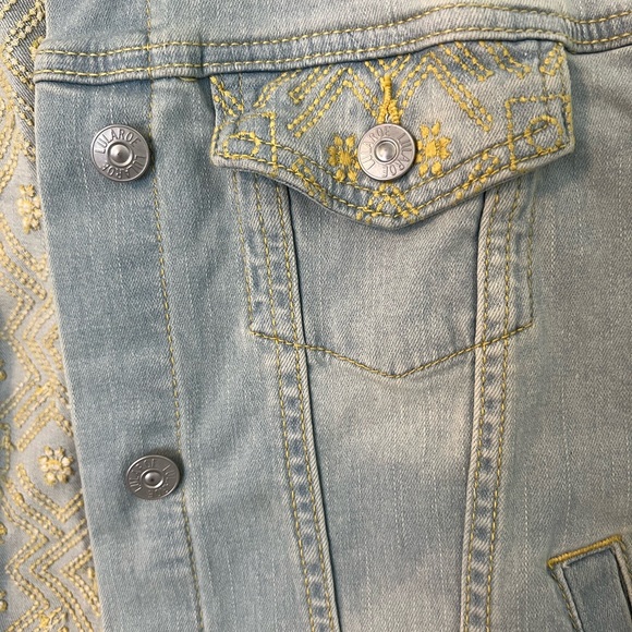 NWT LuLaRoe Embellished Jean Jacket - Picture 4 of 5